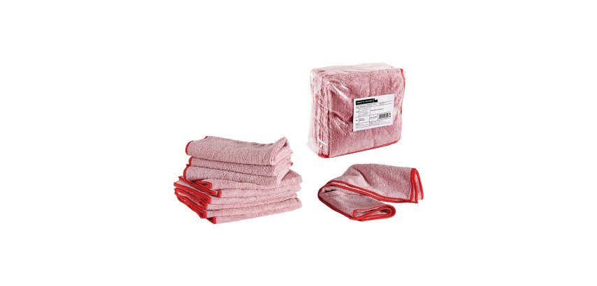 Panno in microfibra modello Ultrega - cm. 40x40 - conf. 10 pezzi – rosa