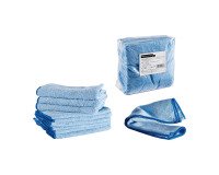 Panno in microfibra modello Ultrega - cm. 40x40 - conf. 10 pezzi – azzurro