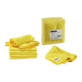 Panno in microfibra modello Ultrega - cm. 40x40 - conf. 10 pezzi – giallo