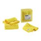 Panno in microfibra modello Ultrega - cm. 40x40 - conf. 10 pezzi – giallo