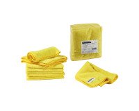 Panno in microfibra modello Ultrega - cm. 40x40 - conf. 10 pezzi – giallo