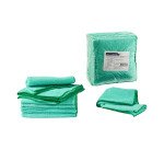 Panno in microfibra modello Ultrega - cm. 40x40 - conf. 10 pezzi - verde
