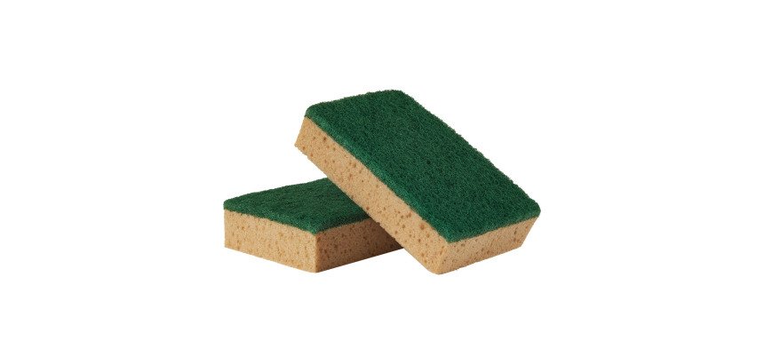 Spugna tabacco + fibra abrasiva PRO-800 - 10 pz