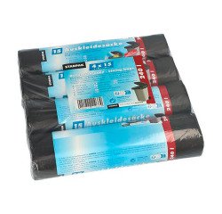 Sac pour conteneur à ordures, noir, 240 litres