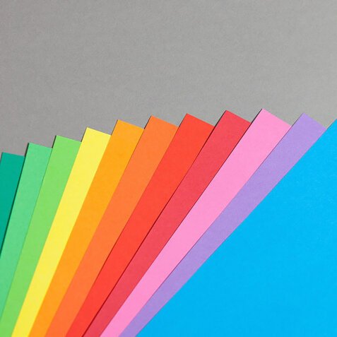 Papier A4 couleur 160 g Clairefontaine Trophée couleurs vives - Ramette de 250 feuilles