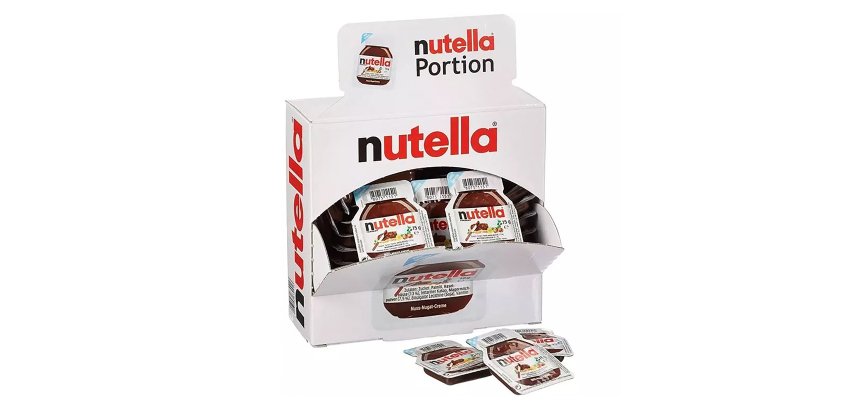 Crème pralinée aux noisettes Nutella - Boite de 40 pièces
