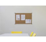 Tableau en liège 'Maya', 900 x 600 mm, cadre alu