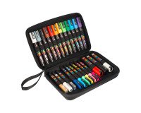 Marqueur posca pointes assorties coloris assortis    mallette 24 unites