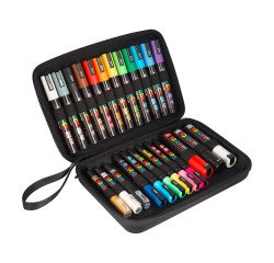 Marqueur à pigment, mallette de 24 pièces