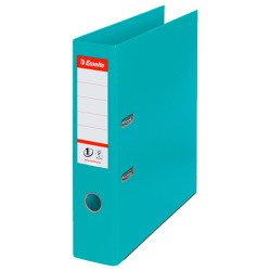 Classeur à levier cartonné Esselte N°1 Power Vivida A4 - Dos de 7,5 cm turquoise