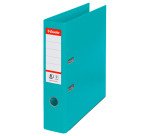 Classeur à levier cartonné Esselte N°1 Power Vivida A4 - Dos de 7,5 cm - Turquoise