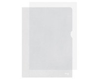 Plastic Corner Shirt Esselte A4 textured 11/100th colorless - Pack of 100