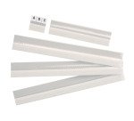Cavaliers auto-adhésifs pour onglets Esselte transparent - Paquet de 5