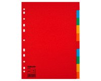 Divider A4 Colored card Esselte 10 Neutral Multicolored Tabs - 1 set