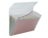 Briefcase organizer polypropylene Rexel ICE 6 tabs