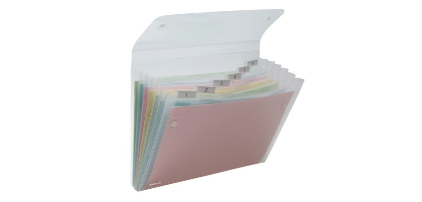 Briefcase organizer polypropylene Rexel ICE 6 tabs