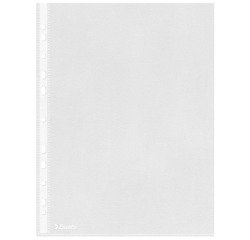 Punched pockets Esselte A4 textured polypropylene 5/100th - Box of 10