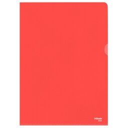 L-map Esselte standaard A4 0.11mm PP rood