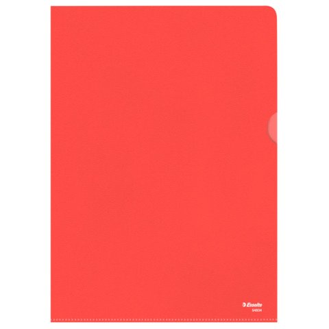 Dosier uñero Esselte A4 polipropileno rugoso 12/100 rojo- Paquete de 100
