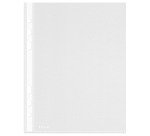 Pochettes perforées Esselte A5 polypropylène 5/100e grainé  - Boîte de 100