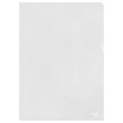 Chemise coins papier avec fenêtre Leitz A4 160 g - Paquet de 100