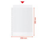 Pochettes perforées Esselte A4 polypropylène recyclé 7/100e grainé - Boîte de 100