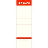 Etiquette non adhésive pour classeur à levier 158 x 50 mm Esselte blanche - Paquet de 10