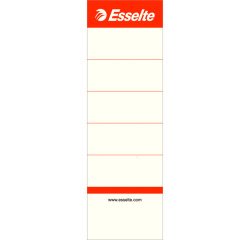 Non-adhesive labels for lever arch file Esselte 158 x 50 mm white - Pack of 10
