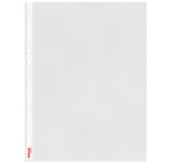 Punched pockets Esselte A4 textured polypropylene 7/100th - Box of 100