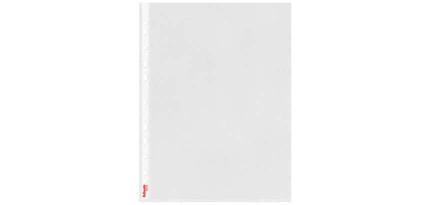 Pochettes perforées Esselte A4 polypropylène 7/100e grainé - Boîte de 100