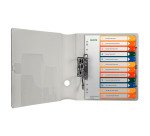 Intercalaires A4+ polypropylène Esselte 12 onglets numériques multicolores - 1 jeu