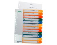 Dividers A4+ polypropylene Esselte 12 colorful digital tabs - 1 set