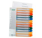 Intercalaires A4+ polypropylène Esselte 12 onglets numériques multicolores - 1 jeu