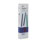 Baguette reliure anneaux plastique CombBind 8 mm noire - Boîte de 100