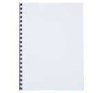 Baguette reliure anneaux plastique CombBind 8 mm noire - Boîte de 100