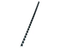 Drahtbinderücken Kunststoff CombBind 8 mm schwarz - Pack von 100 Stück