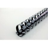 Baguette reliure anneaux plastique CombBind 6 mm - Boîte de 100