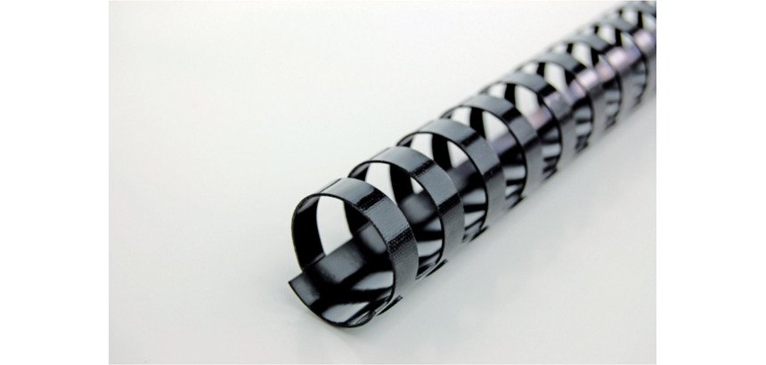 Baguette reliure anneaux plastique CombBind 6 mm - Boîte de 100