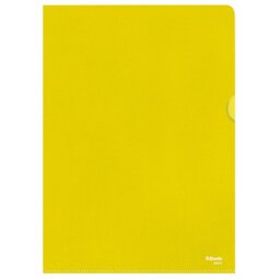 Pochette coin Esselte Standard A4 PP 0,11mm jaune