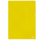 Chemise coin plastique Esselte A4 polypropylène 12/100e grainé couleur transparente - Paquet de 100