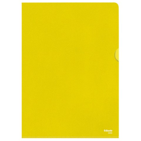 Dosier uñero Esselte A4 polipropileno rugoso 12/100 amarillo- Paquete de 100