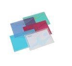Pochette de rangement à pression A4 Rexel coloris assortis - Paquet de 6