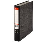 Classeur à levier cartonné Esselte A4 - Dos 7.5 cm - Noir