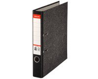 Classeur à levier cartonné Esselte A4 - Dos 7.5 cm - Noir