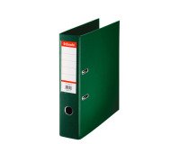 Classeur à levier plastifié Esselte Standard A4 - Dos 7,5 cm - Vert