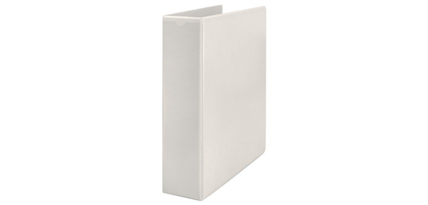 Classeur à levier plastifié Leitz A4 + - Dos 8 cm blanc