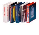 Classeur 4 anneaux cartonné Esselte personnalisable A4 - Dos 6,5 cm - Blanc