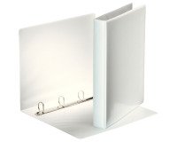 Binder 4-ring cardboard Esselte customizable A4 - Back 4.5 cm white