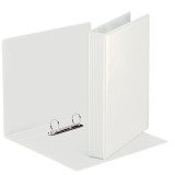 Classeur 2 anneaux cartonné Esselte personnalisable A5 - Dos 4,7 cm blanc