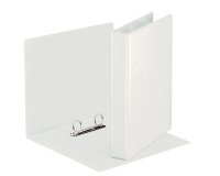 Classeur 2 anneaux cartonné Esselte personnalisable A5 - Dos 4,7 cm blanc
